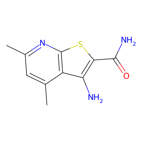 3-氨基-4，6-二甲基噻吩并[2，3-b]吡啶-2-甲酰胺,3-amino-4,6-dimethylthieno[2,3-b]pyridine-2-carboxamide