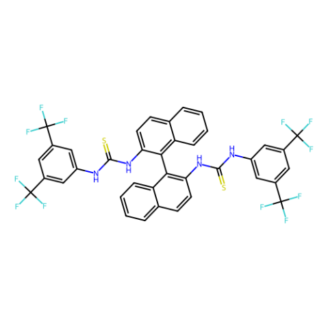 N,N'-(S)-1,1'-联萘-2,2'-二基双[N'-[3,5-双(三氟甲基)苯基]硫脲],N,N'-(S)-[1,1'-Binaphthalene]-2,2'-diylbis[N'-[3,5-bis(trifluoromethyl)phenyl]thiourea]