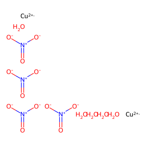 硝酸铜 水合物,Copper(II) nitrate hemi(pentahydrate)