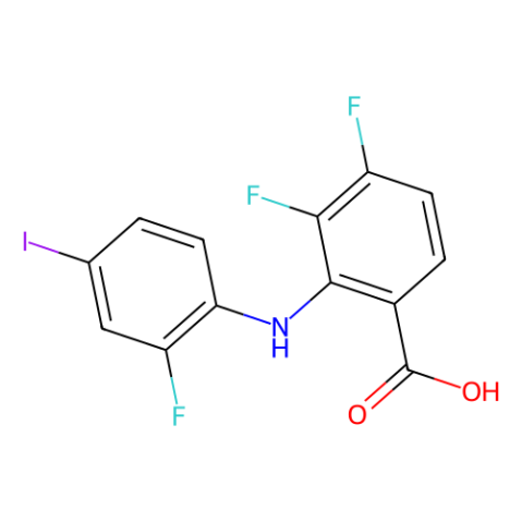 3,4-二氟-2-[(2-氟-4-碘苯基)氨基]苯甲酸,3,4-Difluoro-2-(2-fluoro-4-iodophenylamino)benzoic acid