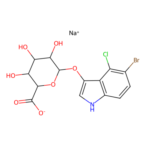 5-溴-4-氯-3-吲哚基β-D-葡萄糖苷酸钠盐[用于生物学研究],5-Bromo-4-chloro-3-indolyl β-D-Glucuronide Sodium Salt [for Biochemical Research]