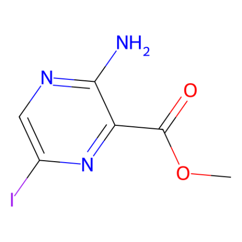 甲基 3-氨基-6-碘吡嗪-2-羧酸酯,Methyl 3-amino-6-iodopyrazine-2-carboxylate