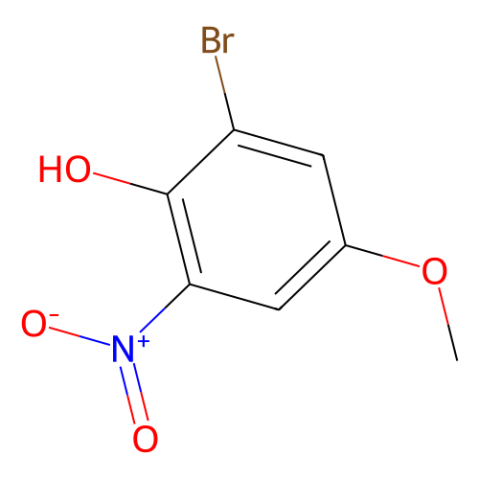 2-溴-4-甲氧基-6-硝基苯酚,2-Bromo-4-methoxy-6-nitrophenol