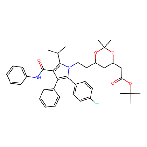 阿托伐他汀丙酮化合物叔丁酯,Atorvastatin Acetonide tert-Butyl Ester