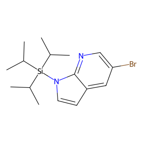 5-溴-1-[三(丙烷-2-基)甲硅烷基]-1H-吡咯并[2,3-b]吡啶,5-bromo-1-[tris(propan-2-yl)silyl]-1H-pyrrolo[2,3-b]pyridine