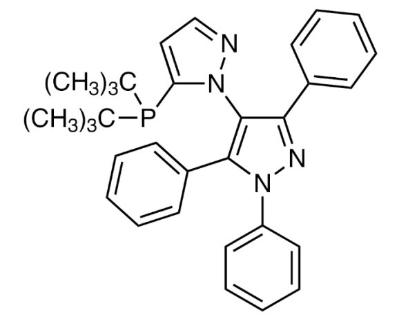 5-二叔丁基膦-1',3',5'-三苯基-1'H-[1,4']二吡唑,5-(di-tert-Butylphosphino)-1',3',5'-triphenyl-1'H-1,4'-bipyrazole
