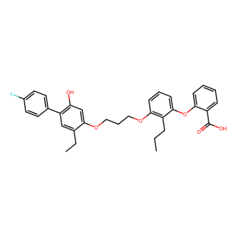 LY293111,白三烯 (LTB4) 受体的拮抗剂,LY293111