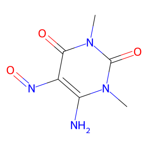 4-氨基-1,3-二甲基-2,6-二氧-5-亚硝基嘧啶,4-Amino-1,3-dimethyl-2,6-dioxo-5-nitrosopyrimidine