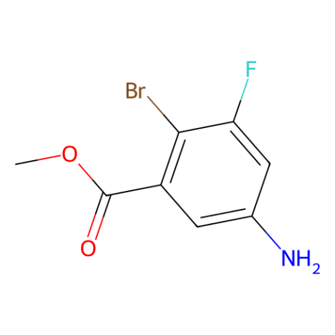 5-氨基-2-溴-3-氟苯甲酸甲酯,Methyl 5-amino-2-bromo-3-fluorobenzoate