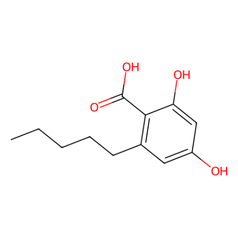 2,4-二羟基-6-戊基苯甲酸,2,4-Dihydroxy-6-pentylbenzoic acid
