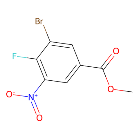 3-溴-4-氟-5-硝基苯甲酸甲酯,Methyl 3-bromo-4-fluoro-5-nitrobenzoate