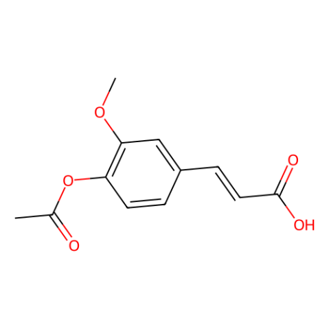 4-乙酰-3-甲氧基肉桂酸,4-Acetoxy-3-methoxycinnamic acid