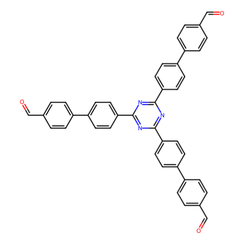 4',4''',4'''''-(1,3,5-三嗪-2,4,6-三基)三(([1,1'-聯(lián)苯]-4-甲醛)),4',4''',4'''''-(1,3,5-Triazine-2,4,6-triyl)tris(([1,1'-biphenyl]-4-carbaldehyde))