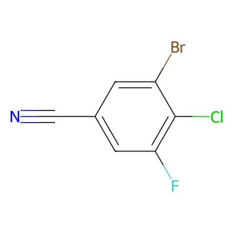 3-溴-4-氯-5-氟苯腈,3-Bromo-4-chloro-5-fluorobenzonitrile