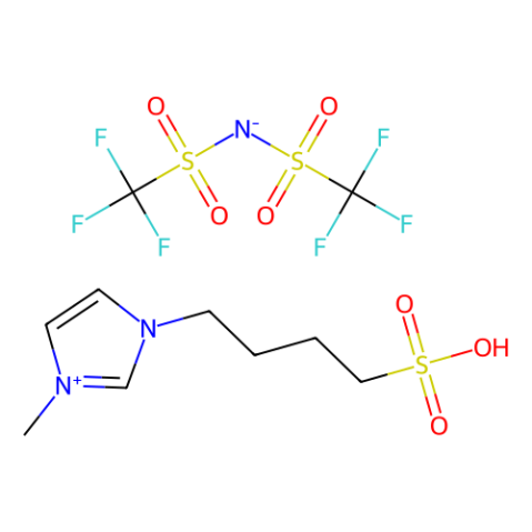 1-甲基-3-(4-磺丁基)咪唑鎓双(三氟甲磺酰基)亚胺,1-Methyl-3-(4-sulfobutyl)imidazolium Bis(trifluoromethanesulfonyl)imide