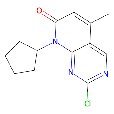 2-氯-8-环戊基-5-甲基-8H-吡啶并[2,3-d]嘧啶基-7-酮,2-chloro-8-cyclopentyl-5-methyl-7H,8H-pyrido[2,3-d]pyrimidin-7-one