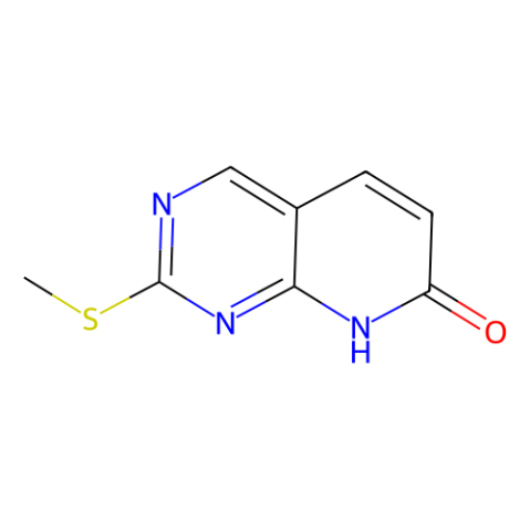 2-(甲基硫基)-7H,8H-吡啶并[2,3-d]嘧啶-7-酮,2-(methylsulfanyl)-7H,8H-pyrido[2,3-d]pyrimidin-7-one