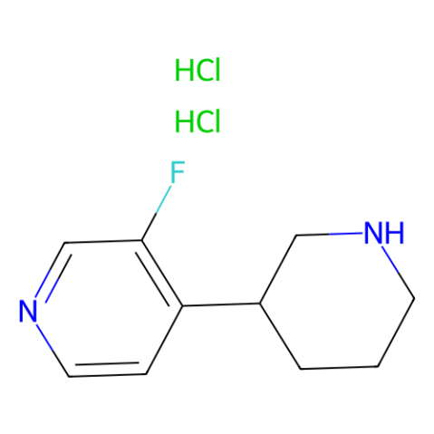 3-氟-4-（哌啶-3-基）吡啶二鹽酸鹽,3-Fluoro-4-(piperidin-3-yl)pyridine dihydrochloride