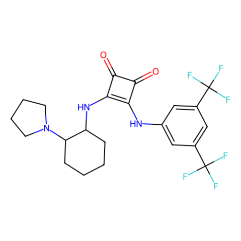 3-[[[3,5-双（三氟甲基）苯基]氨基]-4-[[（（1S，2S）-2-（1-吡咯烷基）环己基]氨基]-3-环丁烯-1,2-二酮,3-[[3,5-Bis(trifluoromethyl)phenyl]amino]-4-[[(1S,2S)-2-(1-pyrrolidinyl)cyclohexyl]amino]-3-cyclobutene-1,2-dione