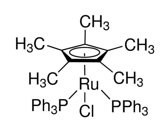 五甲基环戊二烯基双(三苯基膦)钌(II)氯化物,Pentamethylcyclopentadienylbis(triphenylphosphine)ruthenium(II) chloride