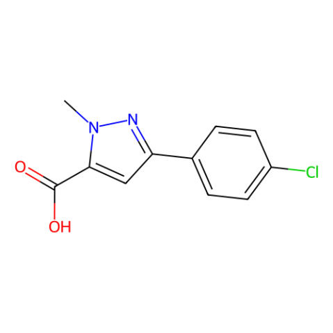 3-(4-氯苯基)-1-甲基-1H-吡唑-5-羧酸,3-(4-Chlorophenyl)-1-methyl-1H-pyrazole-5-carboxylic acid