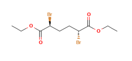 (2R,5S)-2,5-二溴己二酸二乙酯,Diethyl (2R,5S)-2,5-dibromohexanedioate