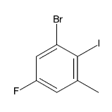 1-溴-5-氟-2-碘-3-甲基苯,1-Bromo-5-fluoro-2-iodo-3-methylbenzene