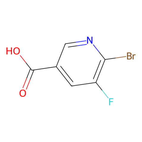6-溴-5-氟吡啶-3-羧酸,6-Bromo-5-fluoropyridine-3-carboxylic acid