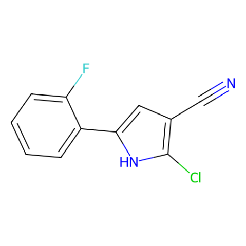 2-氯-5-(2-氟苯基)-1H-吡咯-3-甲腈,2-chloro-5-(2-fluorophenyl)-1H-pyrrole-3-carbonitrile