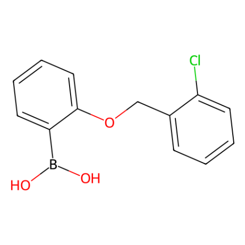 2-（2'-氯芐氧基）苯基硼酸（含有數(shù)量不等的酸酐）,2-(2′-Chlorobenzyloxy)phenylboronic acid (contains varying amounts of Anhydride)