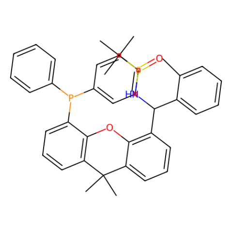 [S(R)]-N-[(S)-(2-苯甲基)[5-(二苯基膦)-9,9-二甲基-9H-氧杂蒽]甲基]-2-叔丁基亚磺酰胺,[S(R)]-N-[(S)-(2-methylphenyl)[5-(diphenylphosphino)-9,9-dimethyl-9H-xanthen-4-yl]methyl]-2-methyl-2-propanesulfinamide