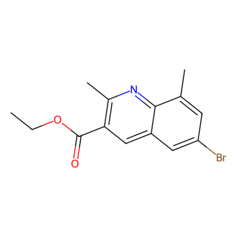 6-溴-2,8-二甲基喹啉-3-羧酸乙酯,6-Bromo-2,8-dimethylquinoline-3-carboxylic acid ethyl ester