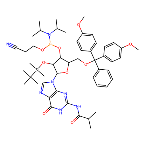 DMT-2′O-TBDMS-rG(ib) 亚磷酰胺,DMT-2′O-TBDMS-rG(ib) Phosphoramidite