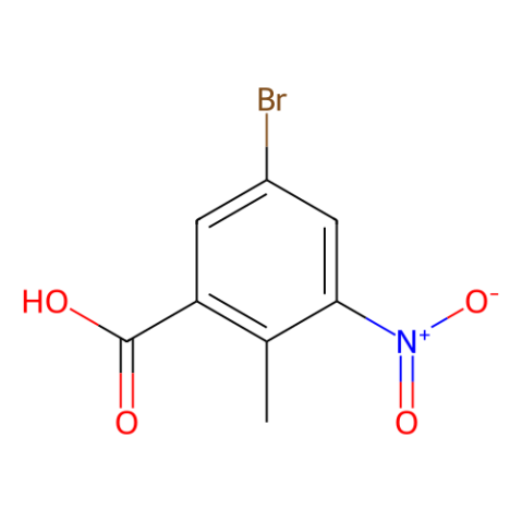 5-溴-2-甲基-3-硝基苯甲酸,5-Bromo-2-methyl-3-nitrobenzoic acid