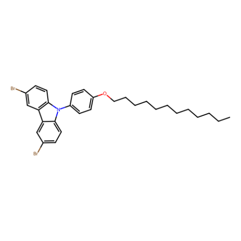 3,6-二溴-9-(4-十二烷氧基苯基)-9H-咔唑,3,6-Dibromo-9-(4-dodecyloxyphenyl)-9H-carbazole