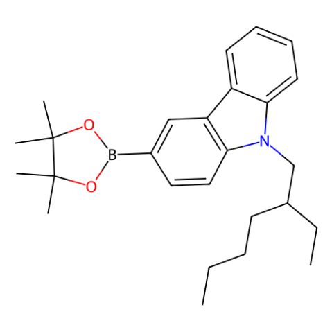 9-(2-乙基己基)-3-(4,4,5,5-四甲基-1,3,2-二氧杂环戊硼烷-2-基)-9H-咔唑,9-(2-Ethylhexyl)-3-(4,4,5,5-tetramethyl-1,3,2-dioxaborolan-2-yl)-9H-carbazole