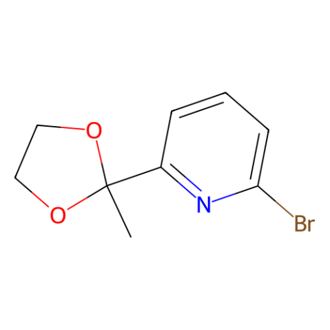 2-溴-6-(2-甲基-1,3-二氧戊環(huán)-2-基)吡啶,2-Bromo-6-(2-methyl-1,3-dioxolan-2-yl)pyridine