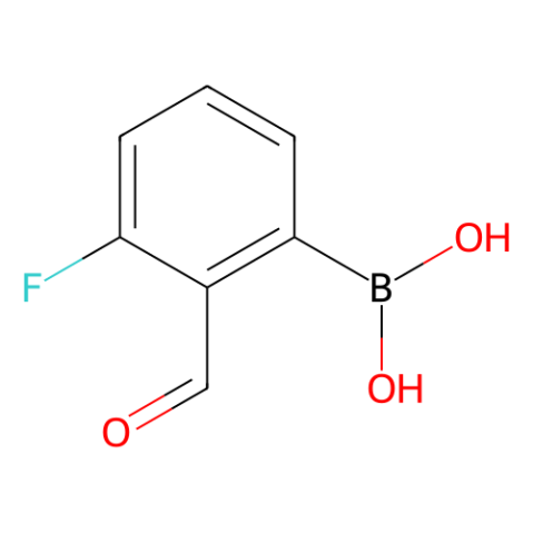 3-氟-2-甲酰基苯基硼酸(含有数量不等的酸酐),3-Fluoro-2-formylphenylboronic acid(contains varying amounts of Anhydride)