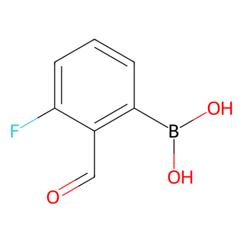 3-氟-2-甲酰基苯基硼酸(含有數(shù)量不等的酸酐),3-Fluoro-2-formylphenylboronic acid(contains varying amounts of Anhydride)