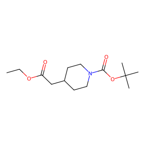 1-BOC-4-哌啶乙酸乙酯,tert-Butyl 4-(2-ethoxy-2-oxoethyl)piperidine-1-carboxylate