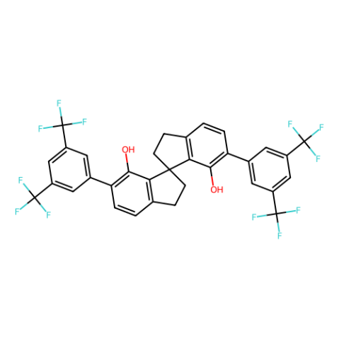 (R)-6,6'-雙[3,5-二(三氟甲基)苯基]螺環(huán)二酚,(R)-6,6'-Bis[3,5-bis(trifluoromethyl)phenyl]-2,2',3,3'-tetrahydro-1,1'-spirobi[1H-indene]-7,7'-diol