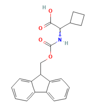 (S)-N-Fmoc-2-氨基-2-环丁基乙酸,(S)-2-((((9H-Fluoren-9-yl)methoxy)carbonyl)amino)-2-cyclobutylacetic acid