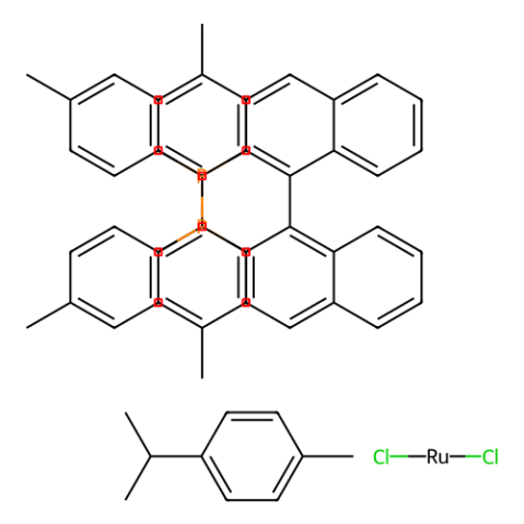 [(S)-(-)-2,2'-雙(二對甲苯基膦)-1,1'-聯(lián)萘](對傘花烴)二氯化釕,(S)-RuCl[(p-cymene)(T-BINAP)]Cl