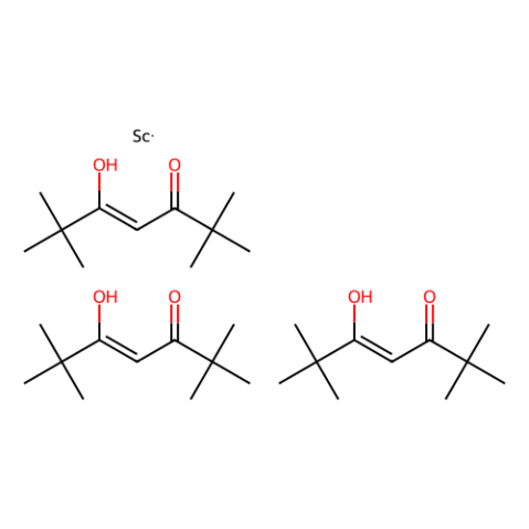 (2,2,6,6-四甲基-3,5-庚二酮酸)钪(III),Tris(2,2,6,6-tetramethyl-3,5-heptanedionato)scandium(III)