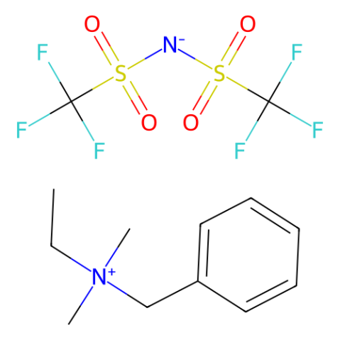 苄基(乙基)二甲基铵双(三氟甲磺酰)亚胺,Benzyl(ethyl)dimethylammonium Bis(trifluoromethanesulfonyl)imide