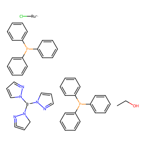 氯[氢三(吡唑-1-基)硼酸]双(三苯基膦)钌(II)乙醇加合物,Chloro[hydrotris(pyrazol-1-yl)borato]bis(triphenylphosphine)ruthenium(II) ethanol adduct