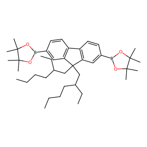 9,9-双(2-乙基己基)-2,7-双(4,4,5,5-四甲基-1,3,2-二氧硼戊环-2-基)芴,9,9-Bis(2-ethylhexyl)-2,7-bis(4,4,5,5-tetramethyl-1,3,2-dioxaborolan-2-yl)fluorene