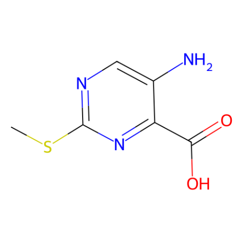 5-氨基-2-(甲硫基)嘧啶-4-羧酸,5-Amino-2-(methylthio)pyrimidine-4-carboxylic acid