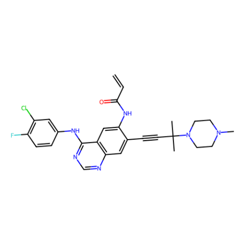 AV 412,EGFR，ErbB2和Abl受体酪氨酸激酶的有效抑制剂,AV 412