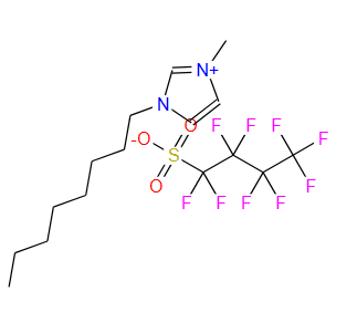 1-甲基-3-辛基咪唑全氟丁烷磺酸盐,1-Methyl-3-octylimidazolium perfluorobutanesulfonate